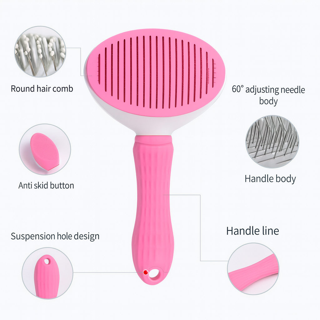 Self Cleaning Grooming Brush
