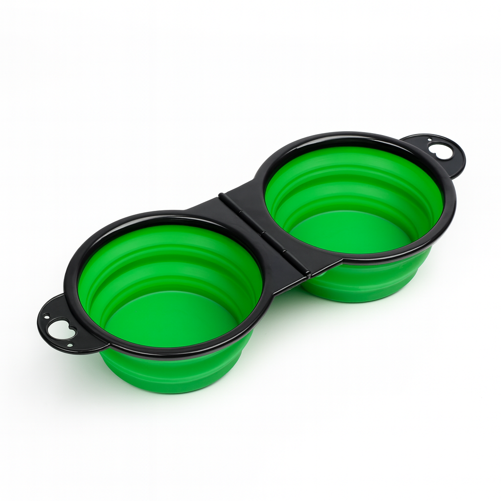 2 in 1 Collapsible Travel Bowls