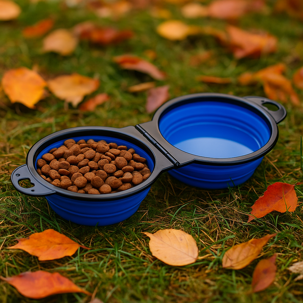 2 in 1 Collapsible Travel Bowls